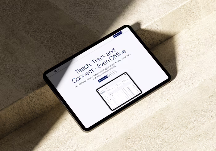 Landing Page Design for TALIM LMS