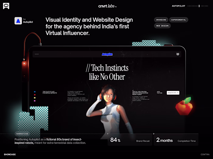 Experimental Creative Visual Identity and Website Design