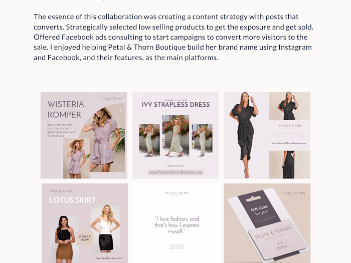 Women Clothing Brand