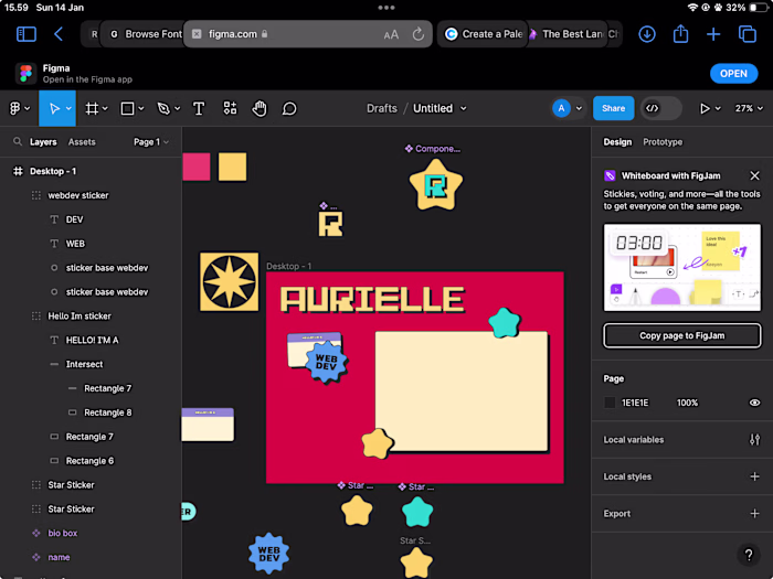 My Own Portfolio Website Designing