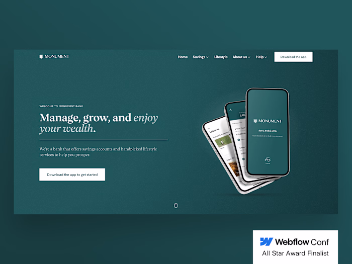 Monument Bank | Website Migration & Design System