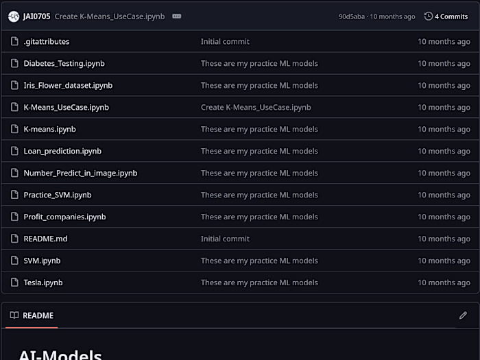 GitHub - JAI0705/AI-Models: This repo has all the practice mode…