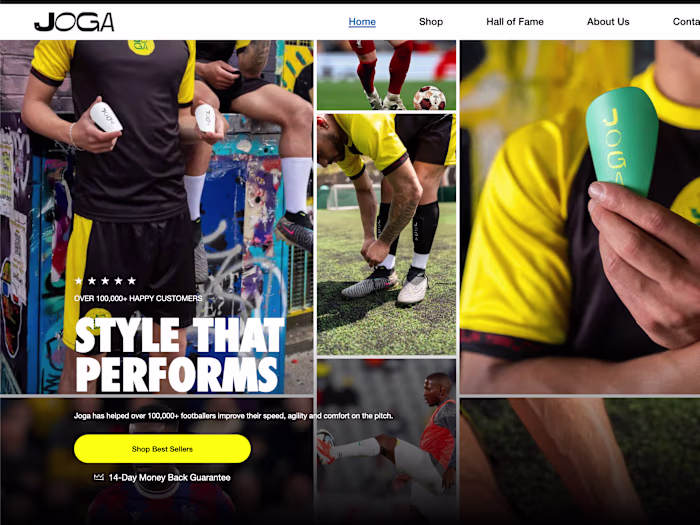 Web Design & Development for JOGA | Figma to Shopify