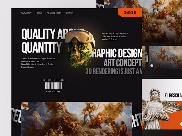 Artist Agencies Landing Page