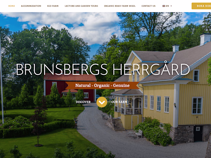 Brunsbergs Herrgård – naturligt ekologiskt genuint