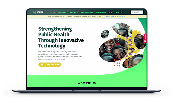 Jembi.org Redesign