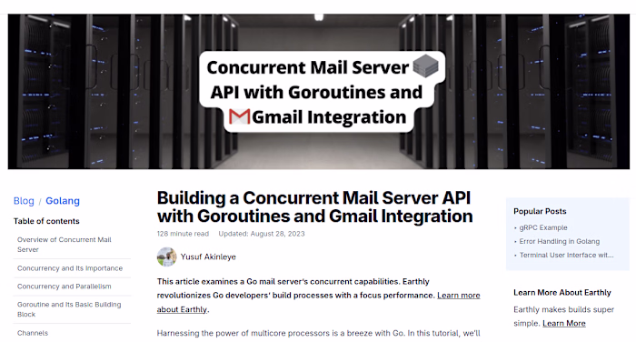 Concurrent Mail Server API Documentation