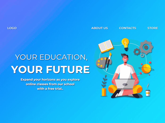 Educational Courses Website Project
