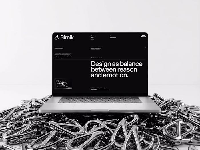 Sirnik is a Webflow design