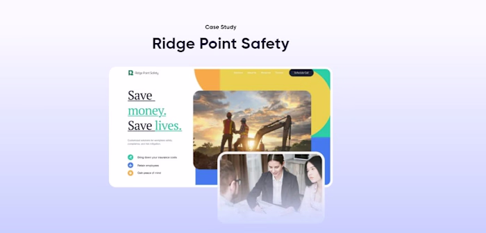 Ridge Point Safety Web, Branding, Strategy & Content Writing
