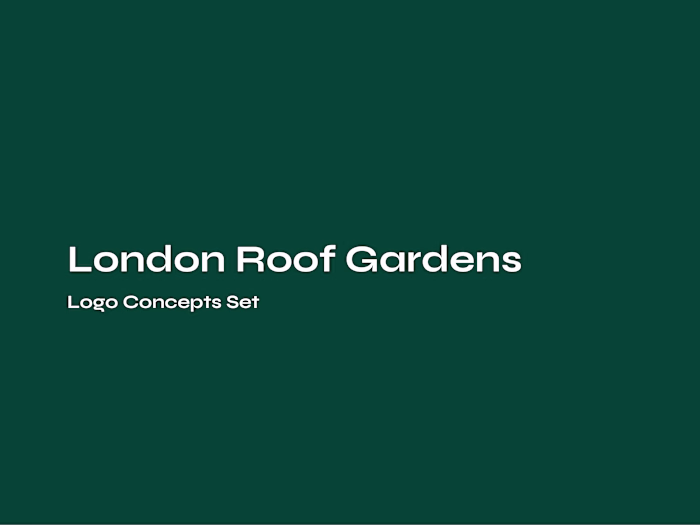 London Roof Gardens Logo Concepts