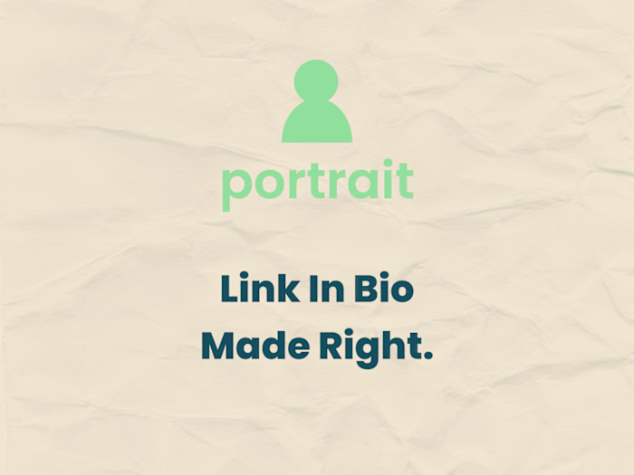 Portrait - Link In Bio, Made Right