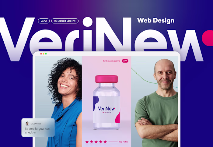 Minimal yet creative web design