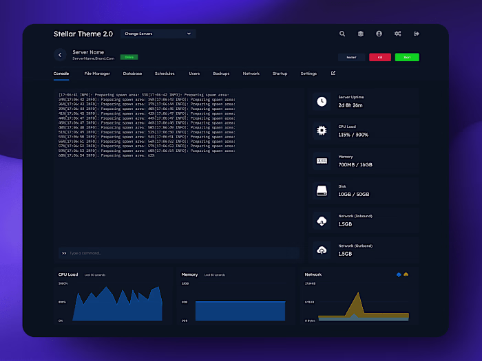 Pterodactyl Panel Redesign Concept