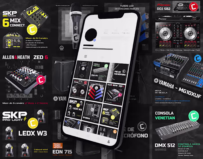 CHICONE (RENTAL) | Social media posts / feed design