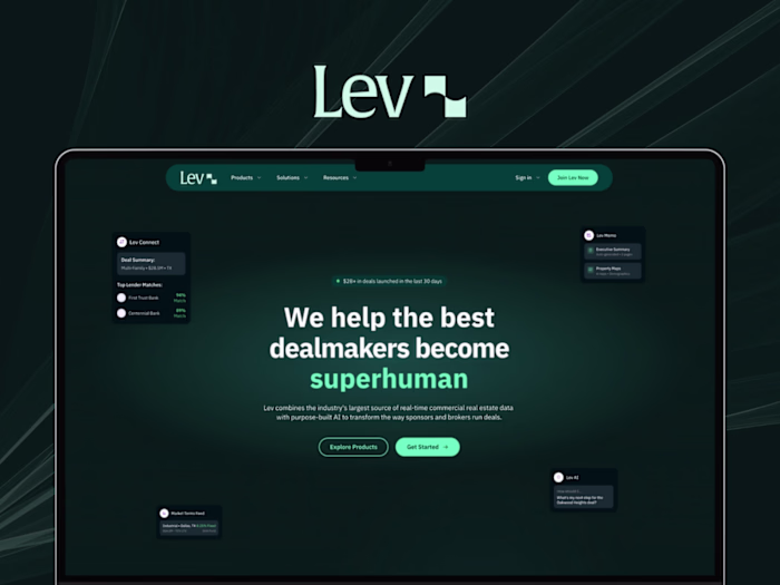 Lev.com - Design & Framer Development
