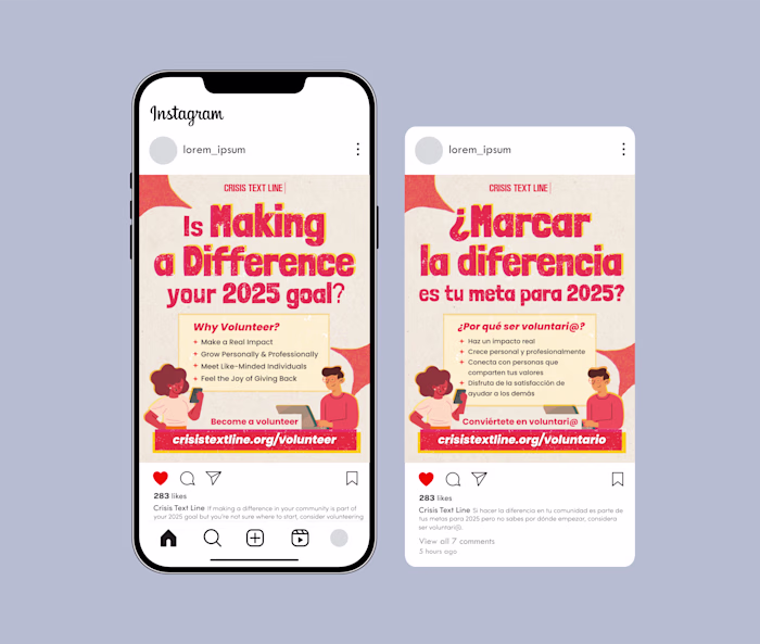 Volunteer Recruitment Social Media Post