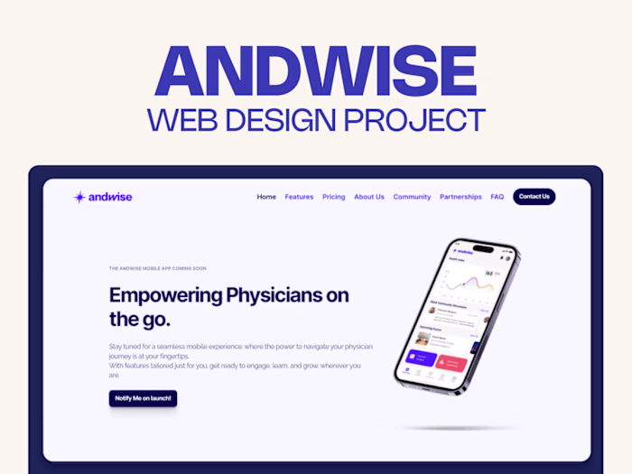Andwise - Web Design Project