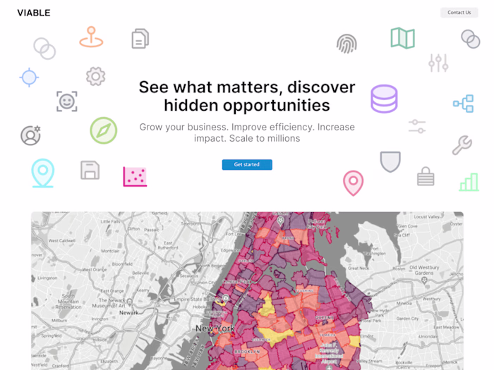 Viable Industries Landing Page Redesign