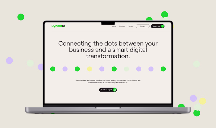 DynamIQ Marketing Webflow Website