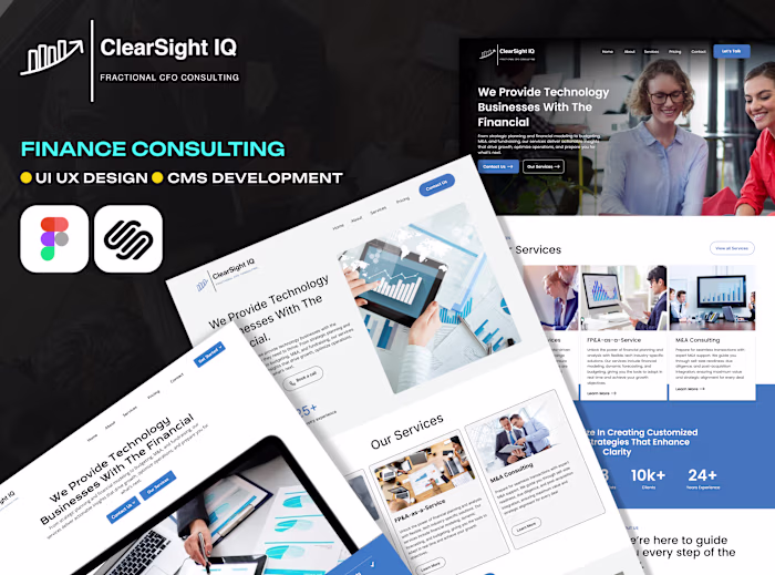 ClearSight IQ Squarespace Website Development