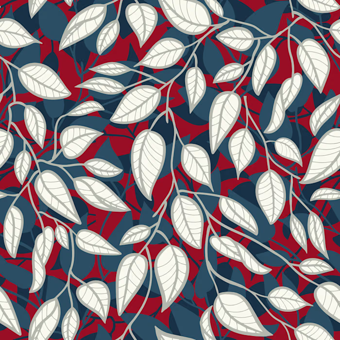 Minimalist Leaf Design Pattern