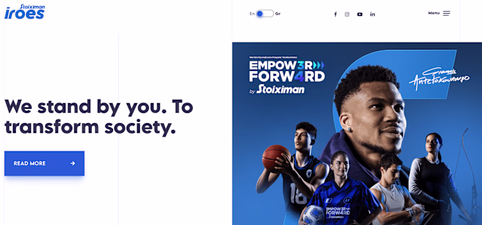 UX Design for Stoiximan CSR Platform
