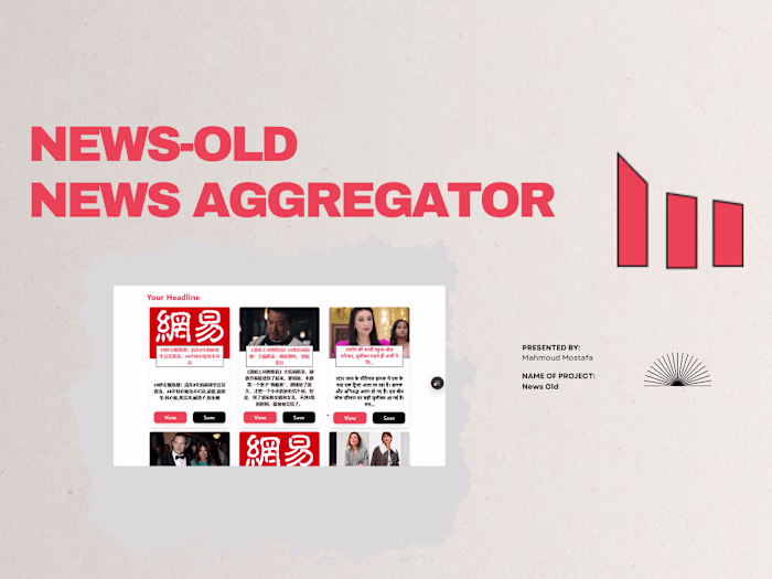 News Old - News Aggregator website with MERN stack