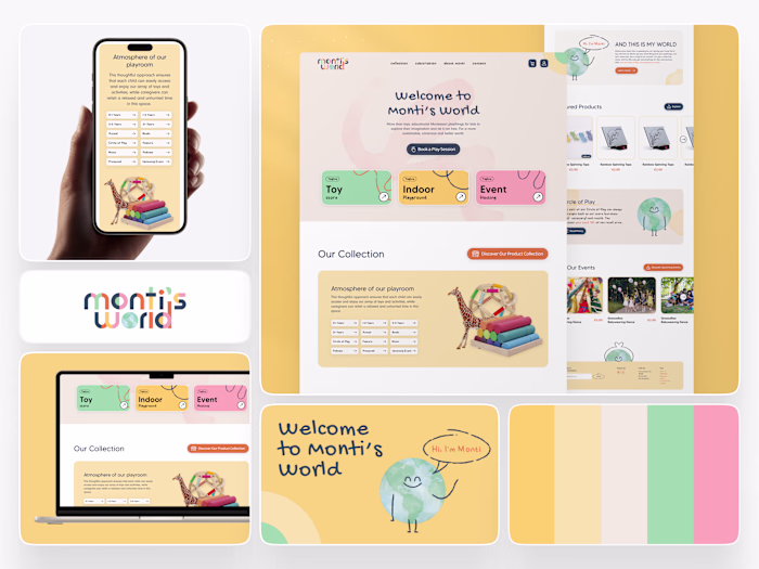 Montessori Toy Store : UI Design