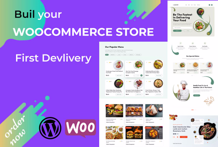 I will design or redesign woocommerce store