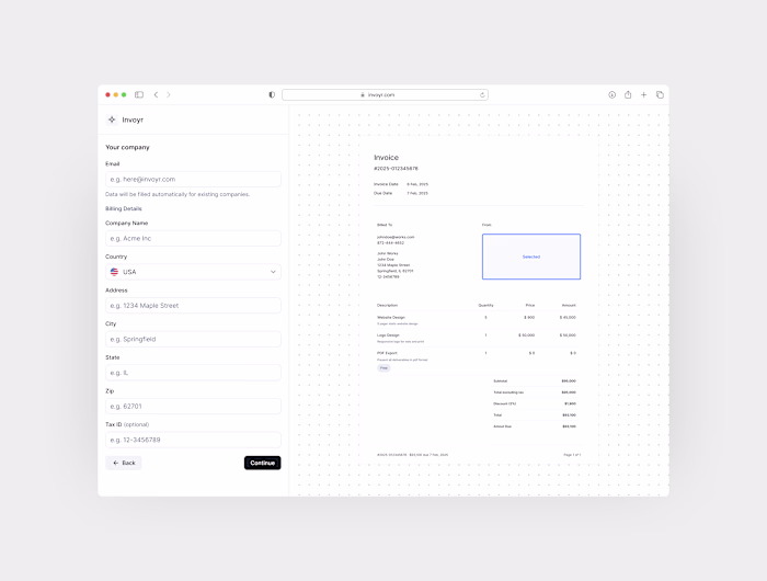 Invoyr — Redefining Digital Invoicing