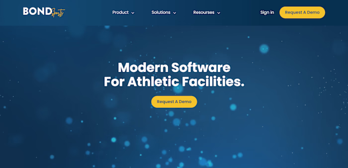 Webflow development Bond Sports