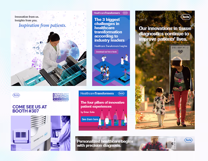 Roche Diagnostics Social Banner Ads