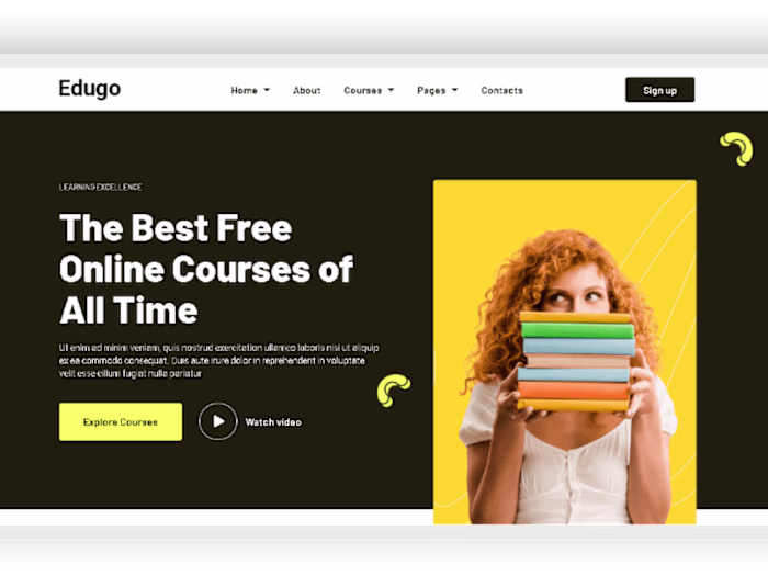 LMS Website made in WordPress using Learn Dash