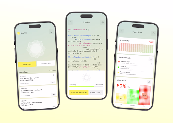 DeepSift Mobile App - Fast,