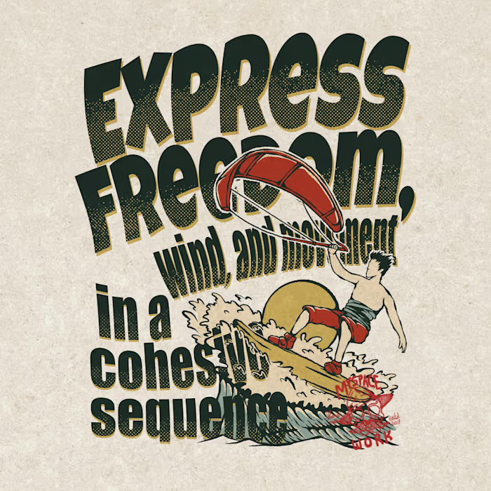 Freedom is a movement, and 'EXPRESS FREEDOM' captures that a...