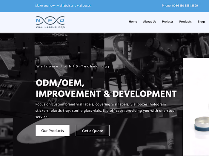 SEO for customviallabels.com & vialpackaging.com