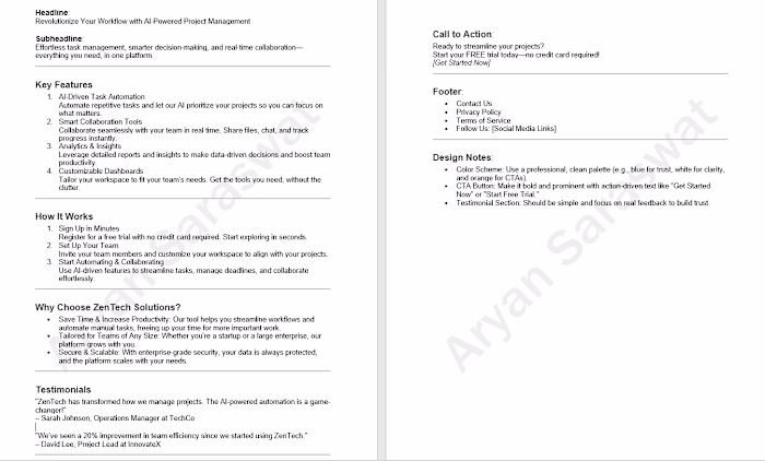 Conversion-Focused Website Copies