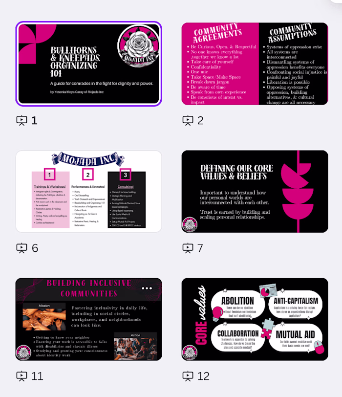 Strategic Content for Educational Workshops