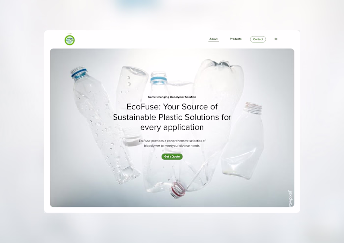 EcoFuse - Crafting a Digital Presence for Sustainable Innovation
