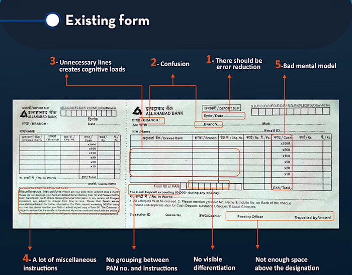 Allahabad Bank Deposit form Re-Design :: Behance