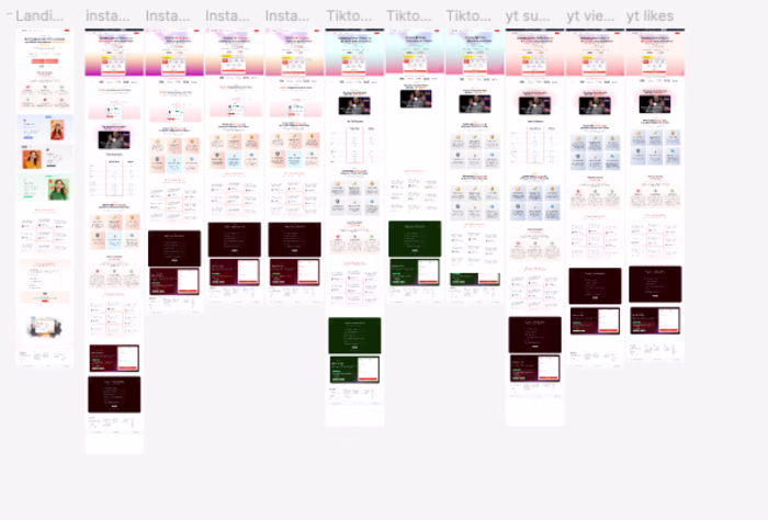 Exploring landing page explorations for a client 🔮