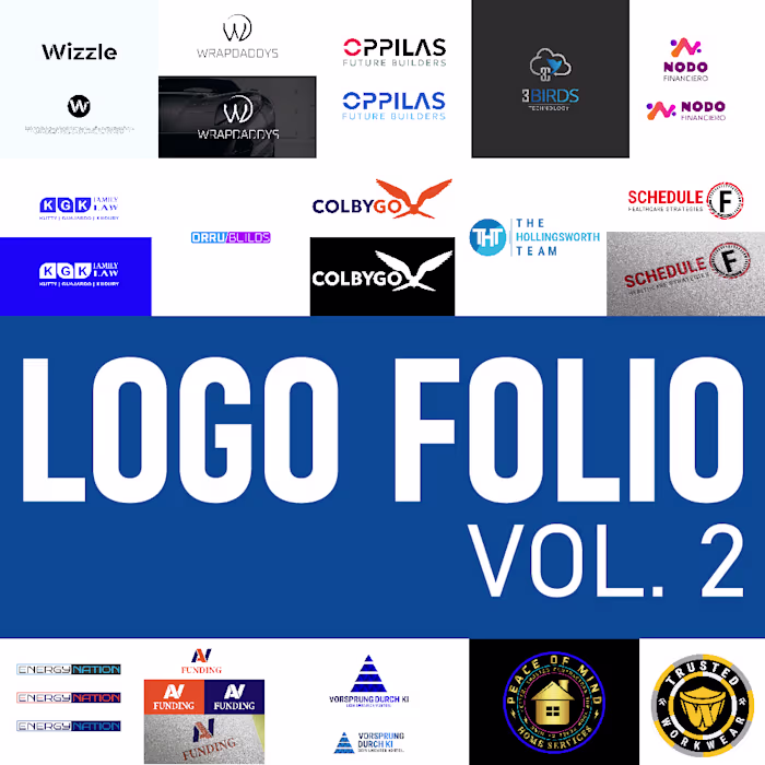Logo & Brand Identity Folio Vol. 2 — Modern Minimal Designs