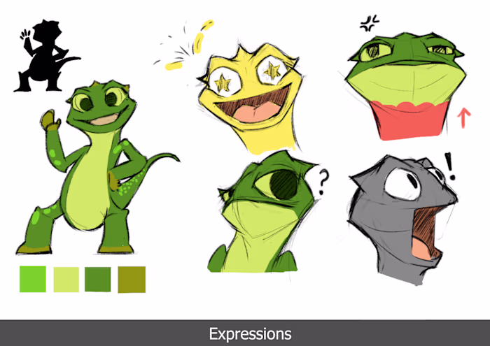 Color Changing Lizard