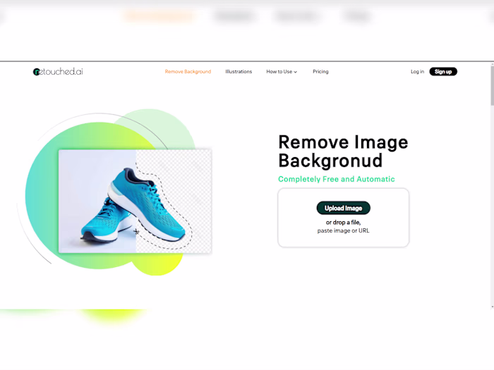 Retouched AI: Responsive React Web Application