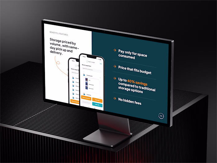 Valet Closet Pitch Deck Redesign