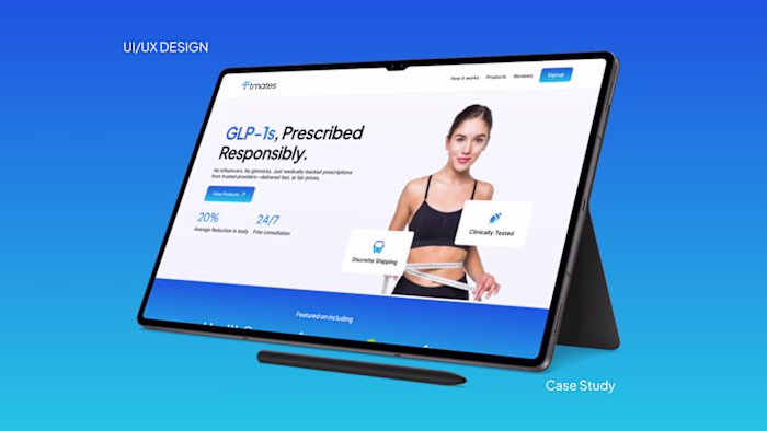 Tmates Website UI/UX Design