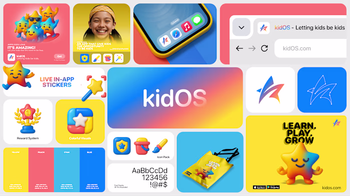 Brand Identity Development for kidOS