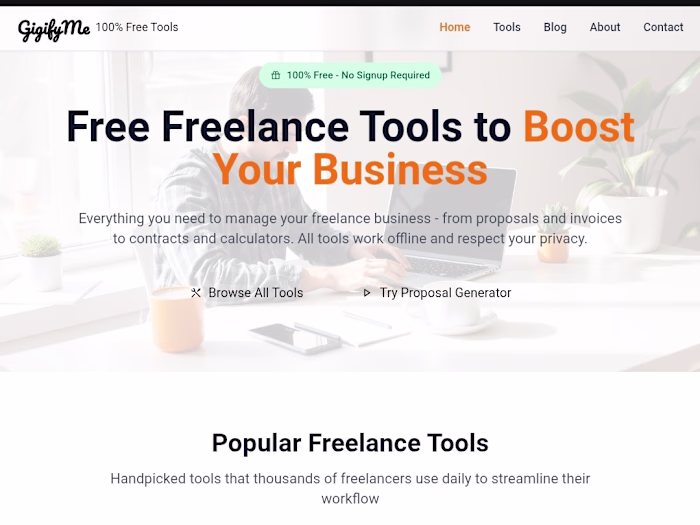 React and Next.js tailored Website 