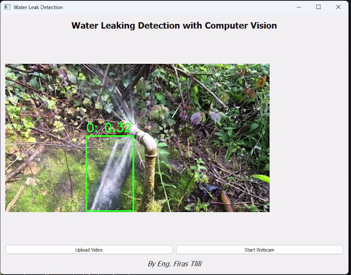 Water Leak Detection with YOLO11 and PyQt5